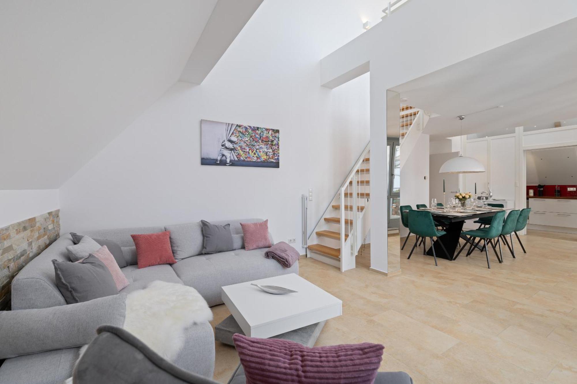 ארדינג Helloflats - Luxus-Penthouse - Balkon - Parking - Zentrum - Therme - Naehe Flughafen Muc מראה חיצוני תמונה