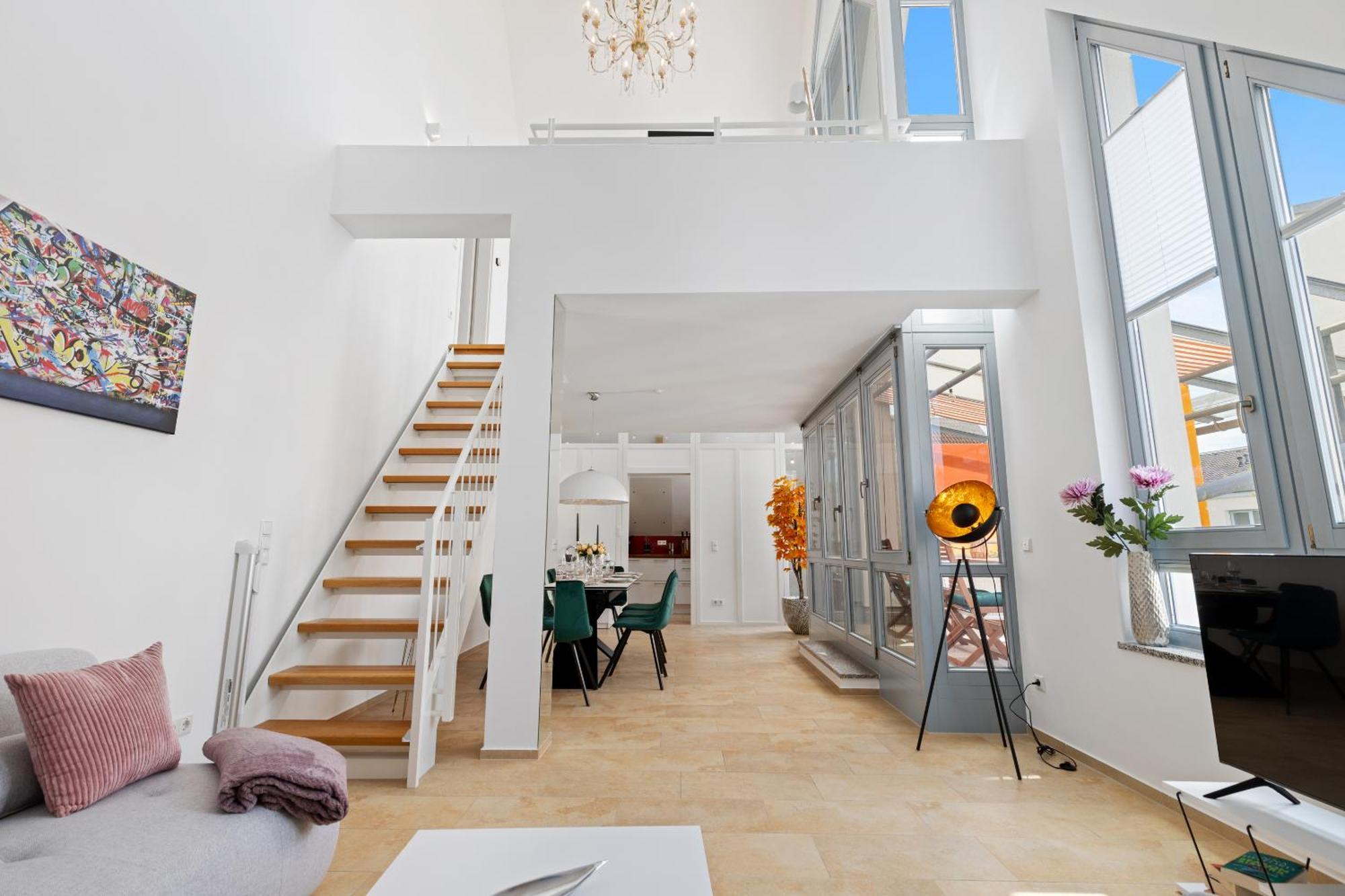 ארדינג Helloflats - Luxus-Penthouse - Balkon - Parking - Zentrum - Therme - Naehe Flughafen Muc מראה חיצוני תמונה