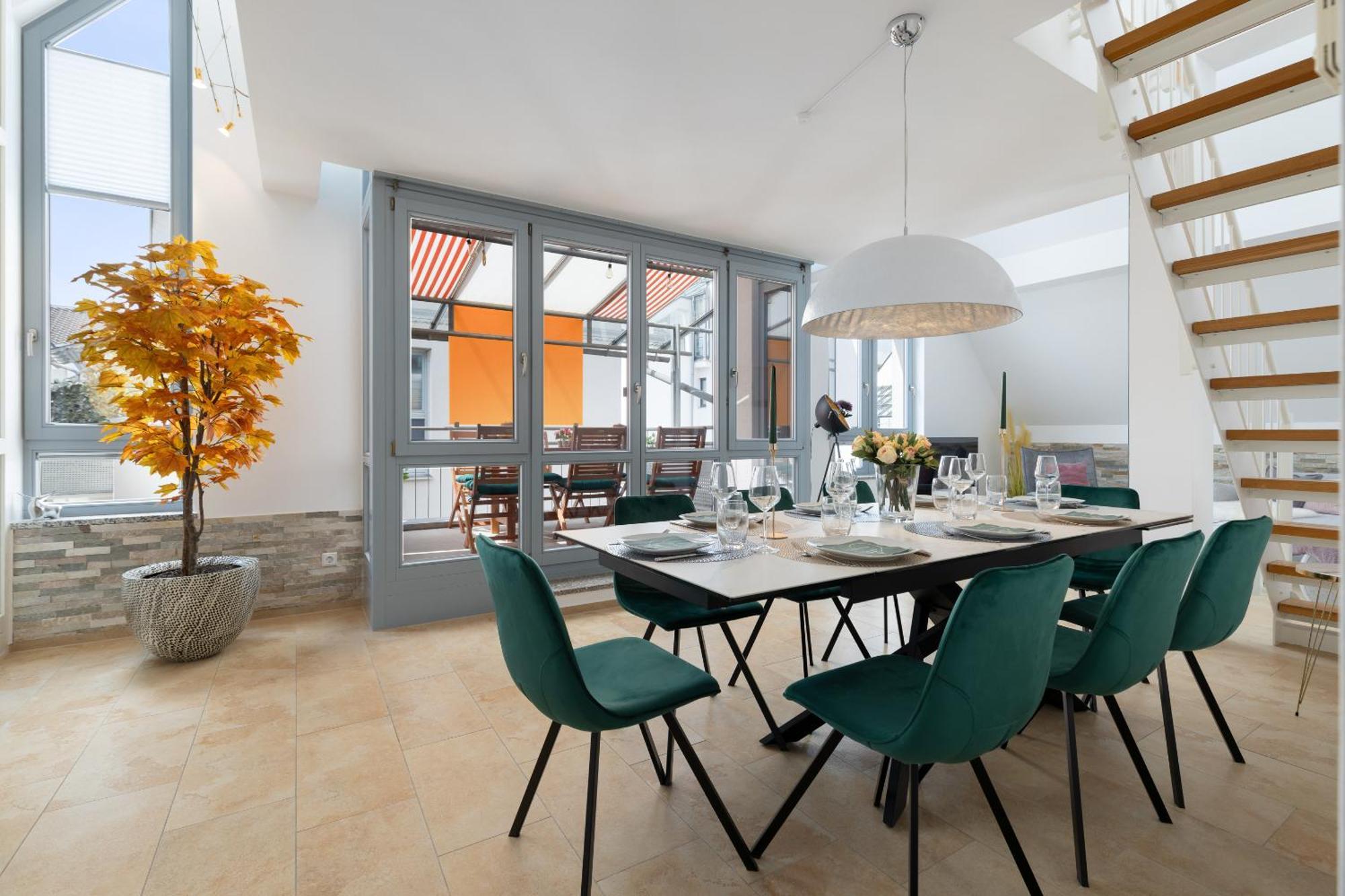 ארדינג Helloflats - Luxus-Penthouse - Balkon - Parking - Zentrum - Therme - Naehe Flughafen Muc מראה חיצוני תמונה